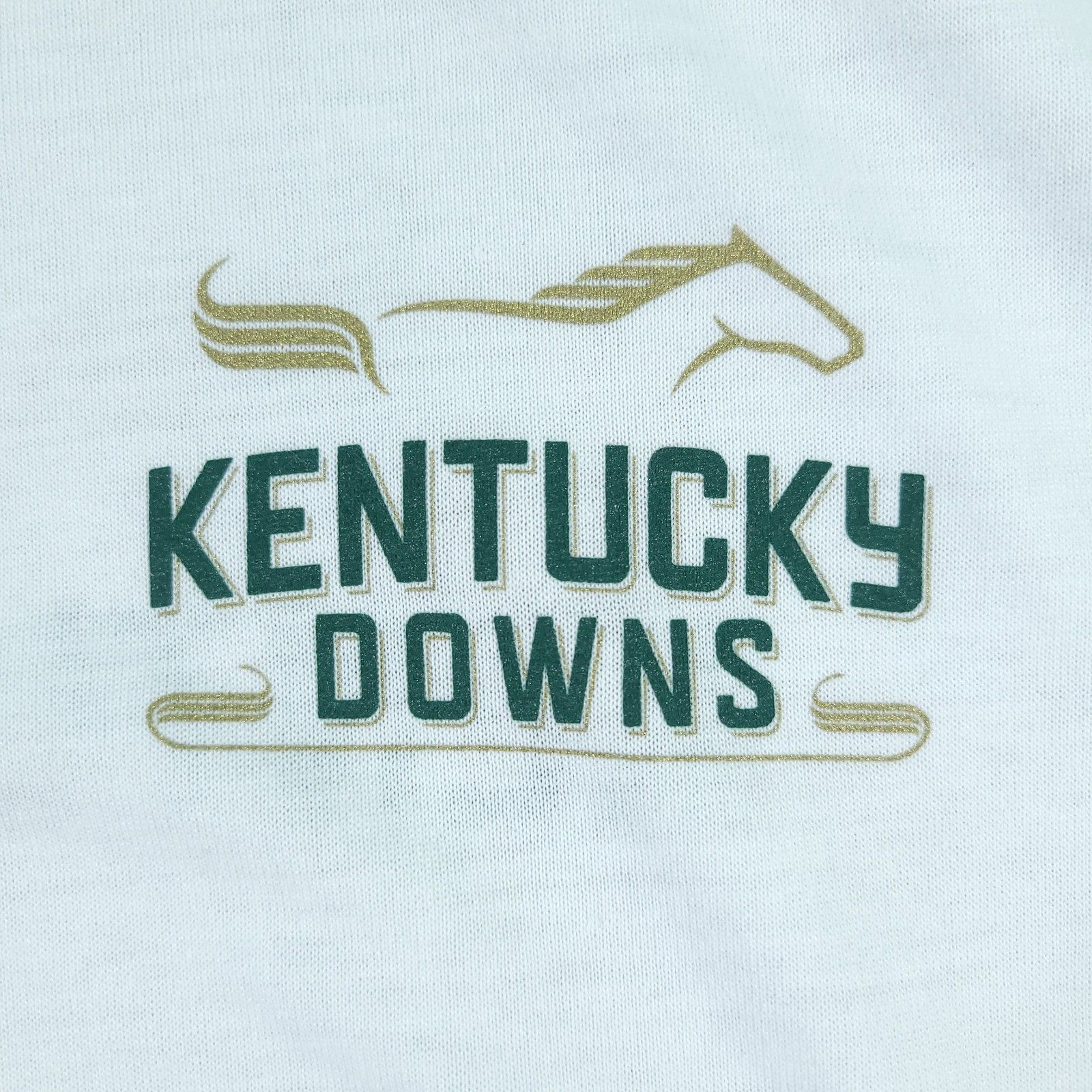 Kentucky Downs Racetrack Tshirt Unisex White 2xl Ky Horse Racing